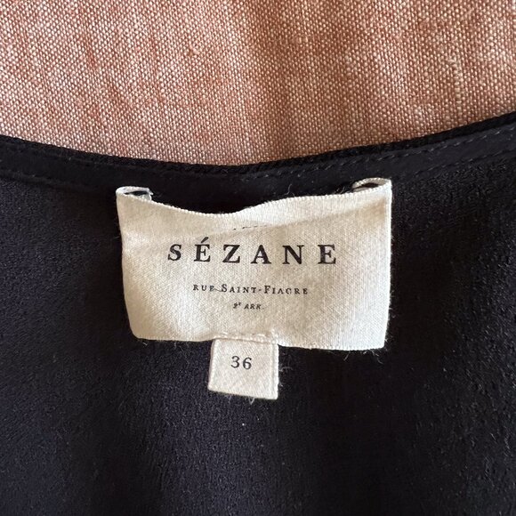 Sezane - Eloine Blouse - Black (EU 36) - Picture 8 of 9